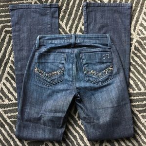 Joe's Honey Boot Cut Crystal Jeans